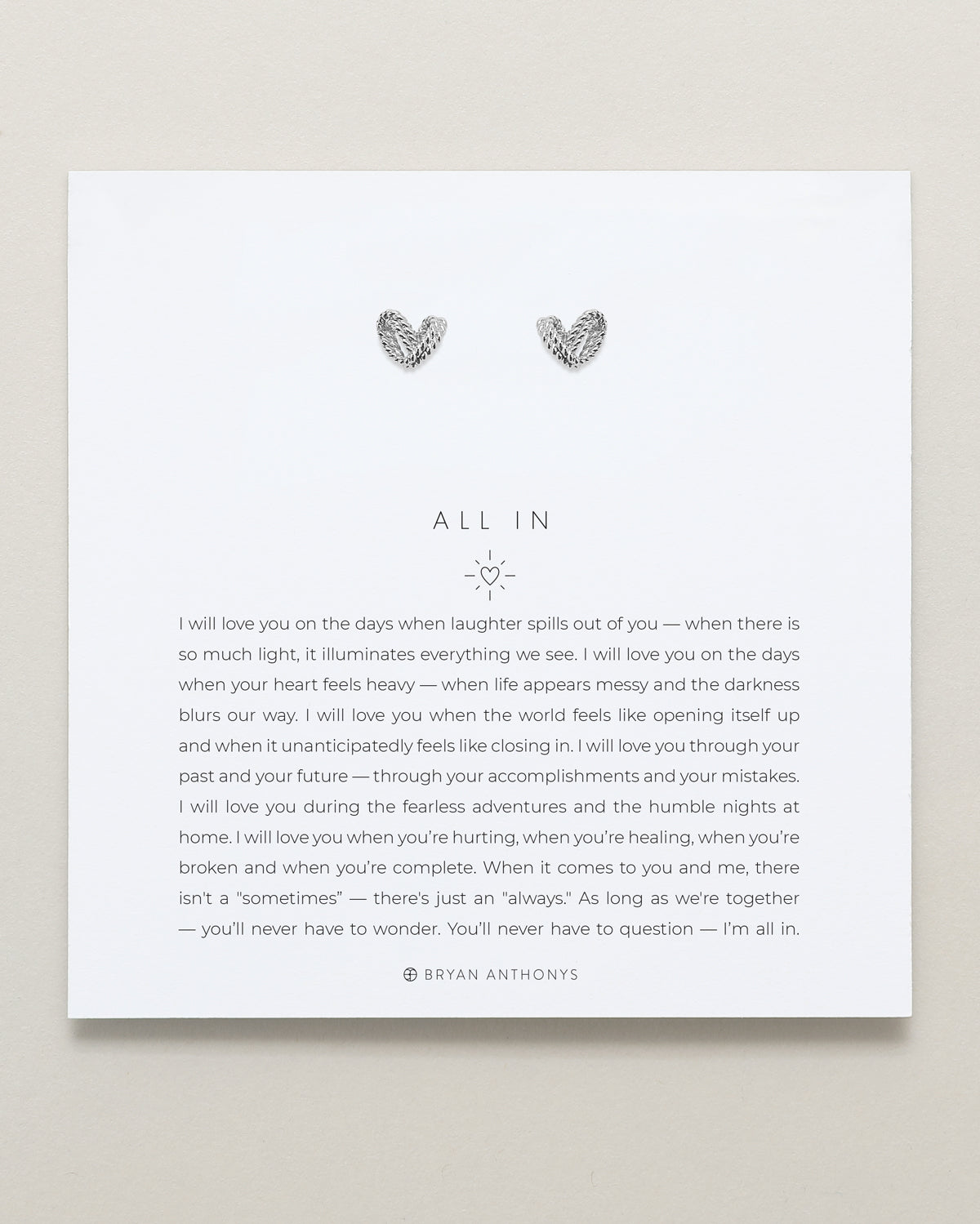 All In Stud Earrings