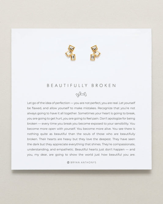 Beautifully Broken Stud Earrings