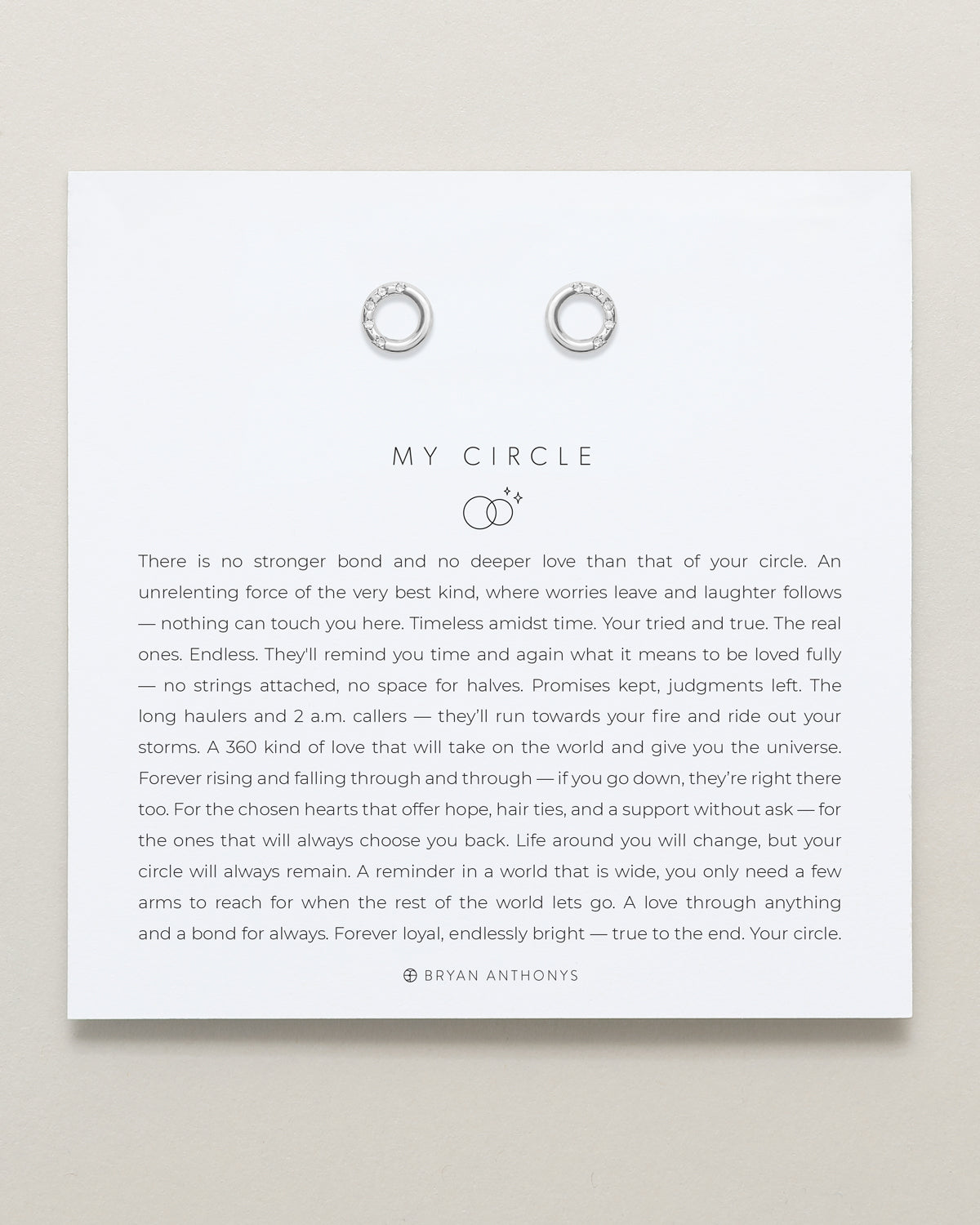 My Circle Stud Earrings