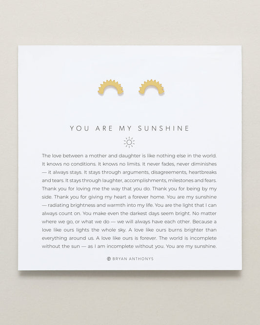 You Are My Sunshine Earrings