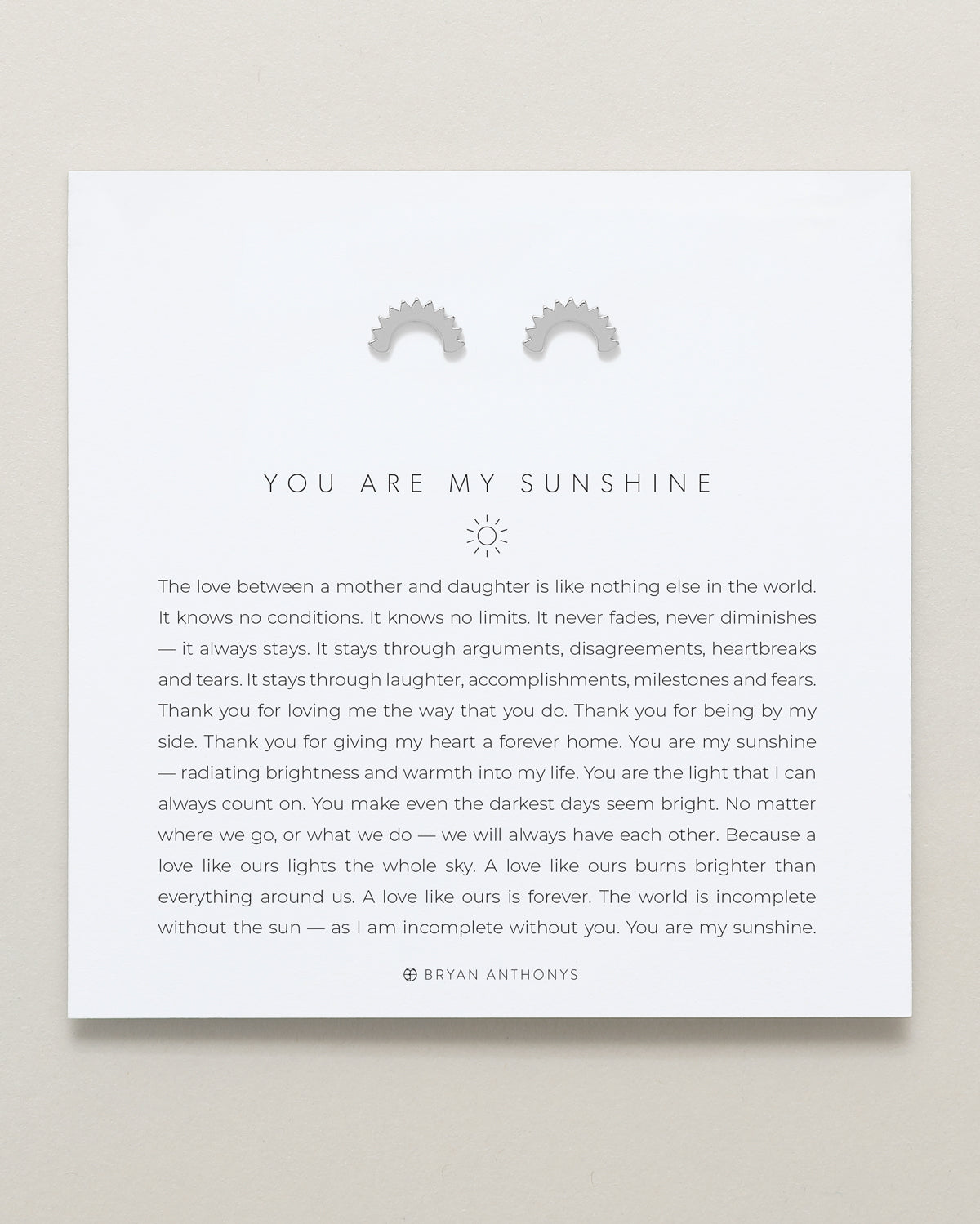 You Are My Sunshine Earrings
