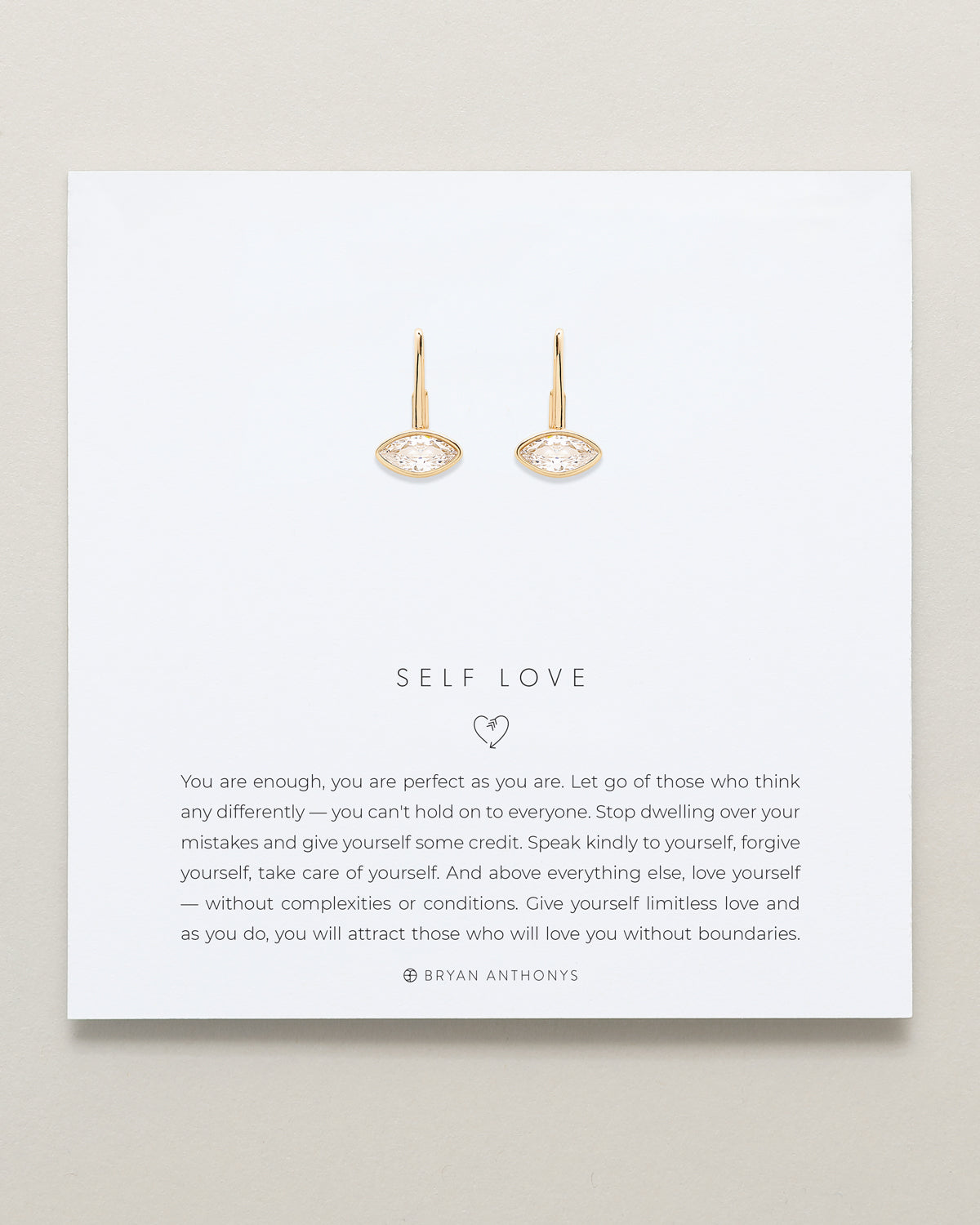 Self Love Marquise Drop Earrings