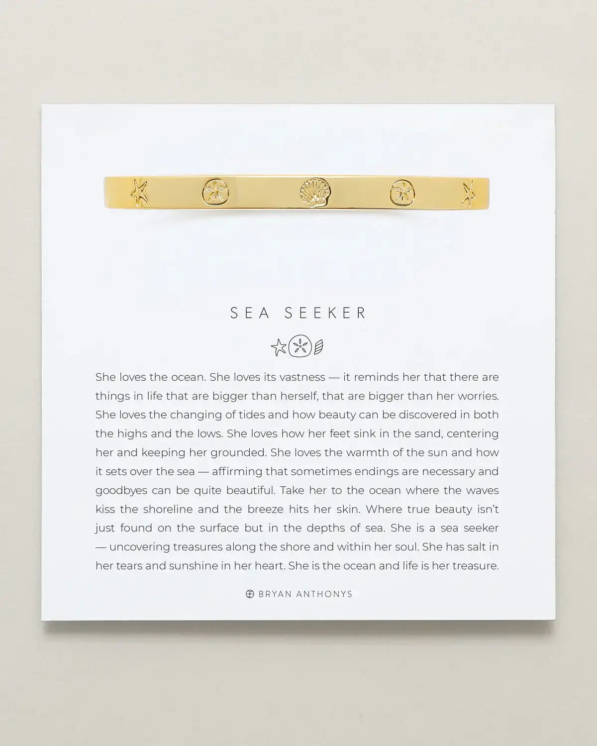 Sea Seeker Hinged Bracelet