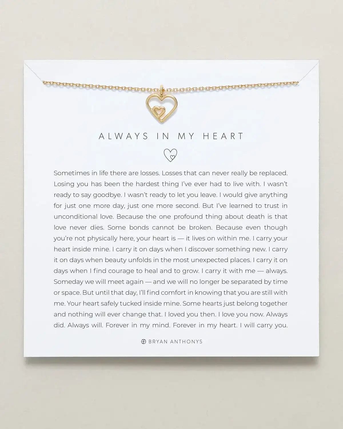 Always In My Heart Necklace