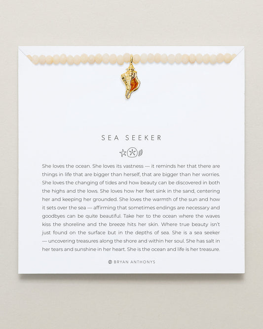 Sea Seeker Opal Beaded Necklace