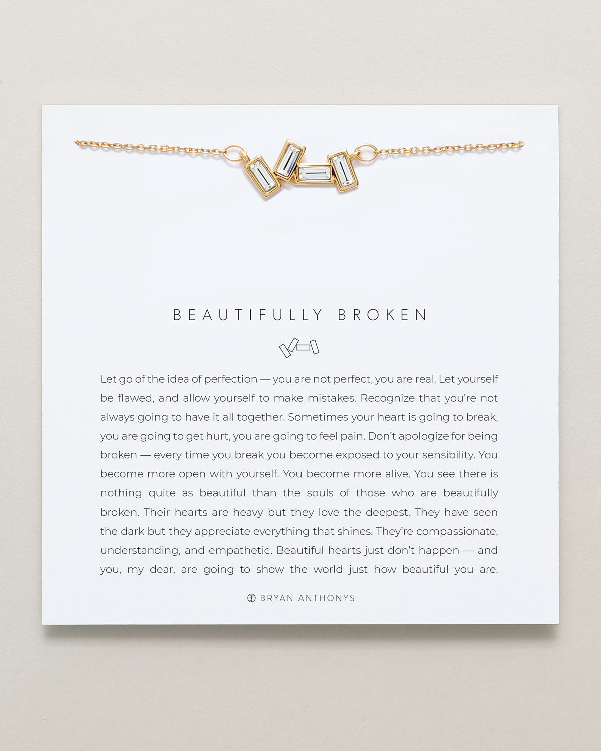 Beautifully Broken & Grit Layered Necklace Set
