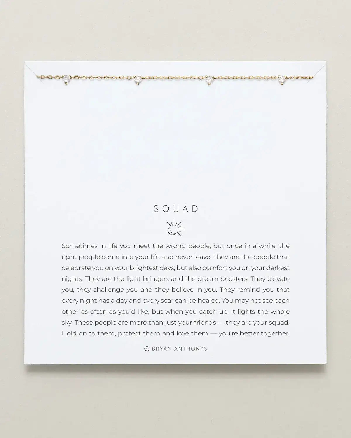 Squad Crystal Necklace
