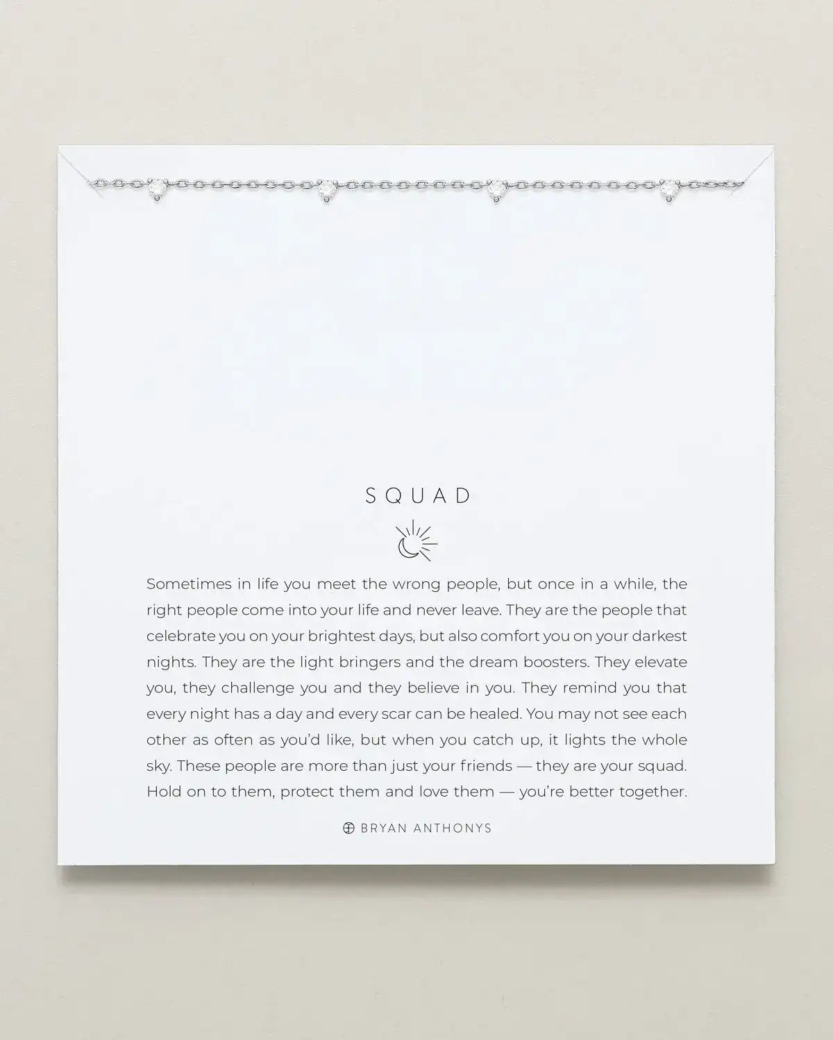 Squad Crystal Necklace