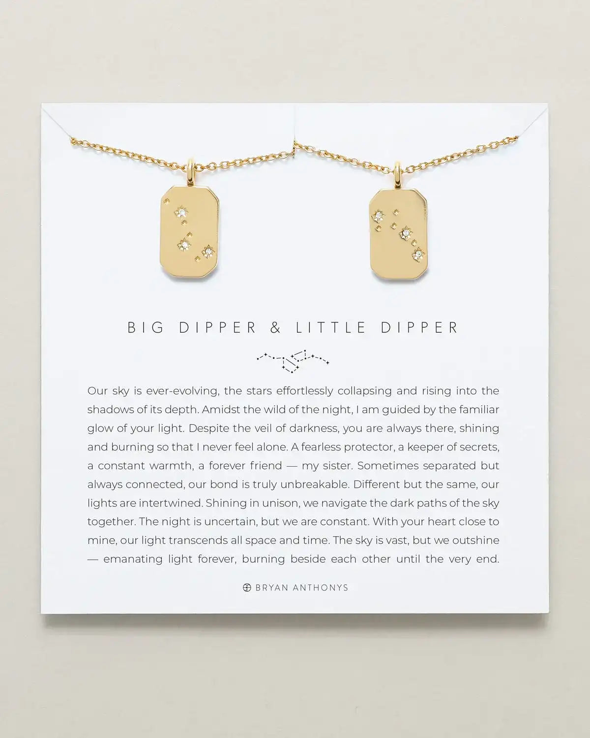 Big Dipper & Little Dipper Necklace Set