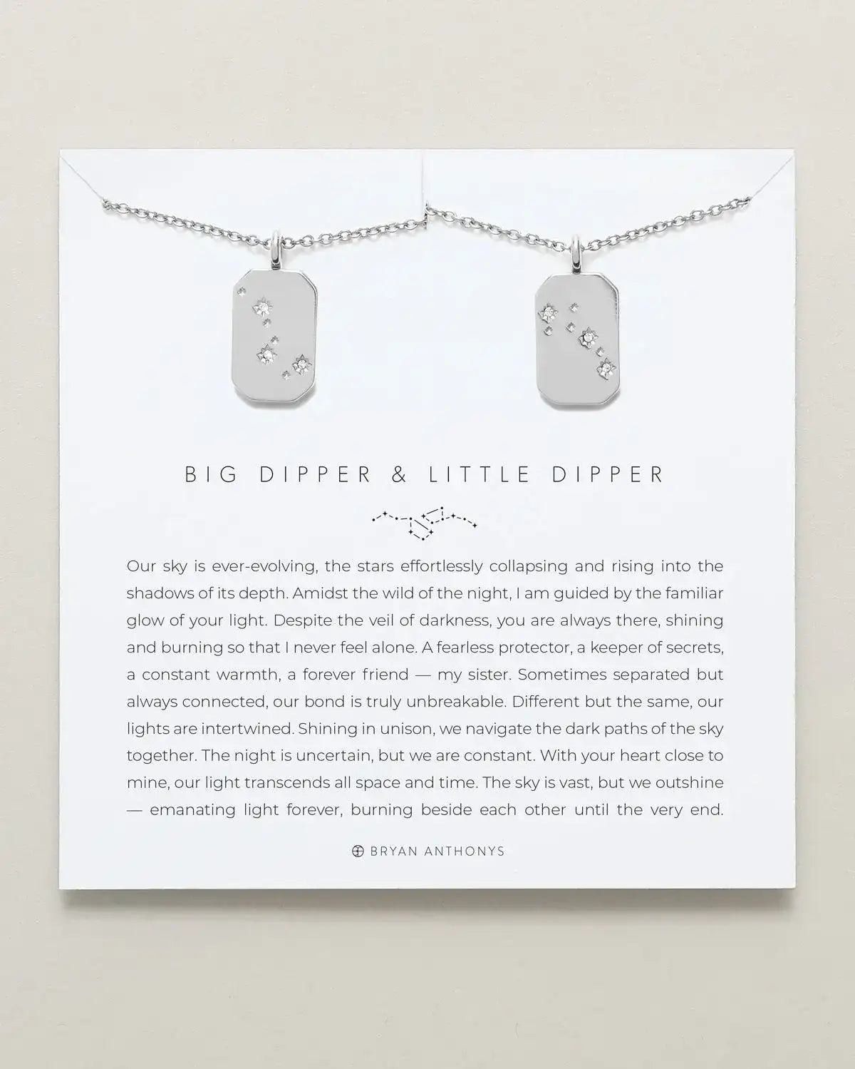 Big Dipper & Little Dipper Necklace Set