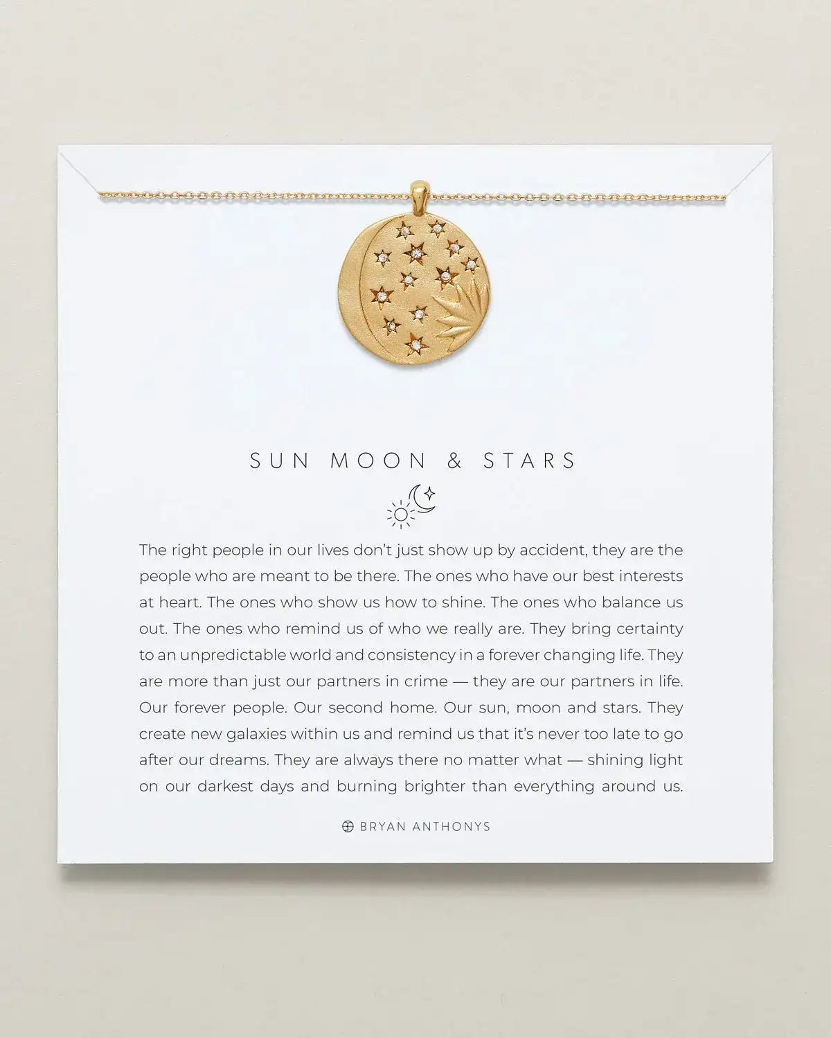 Sun Moon & Stars Necklace
