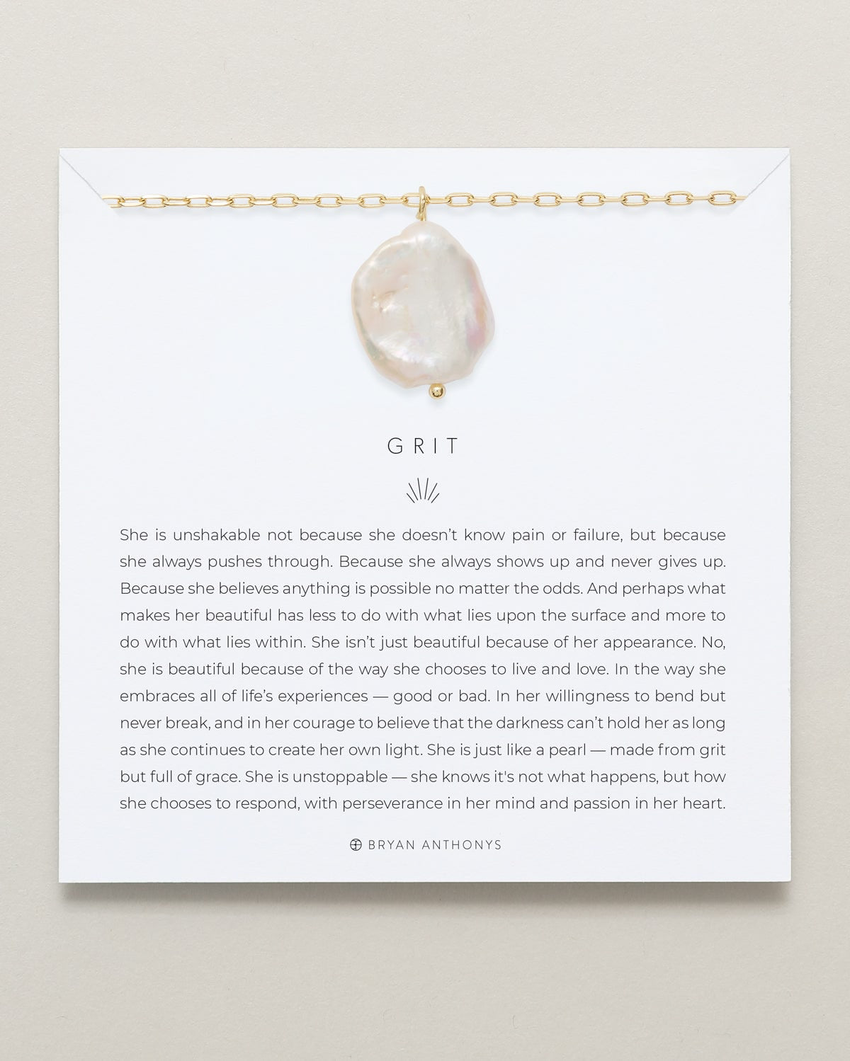 Grit Pendant Necklace