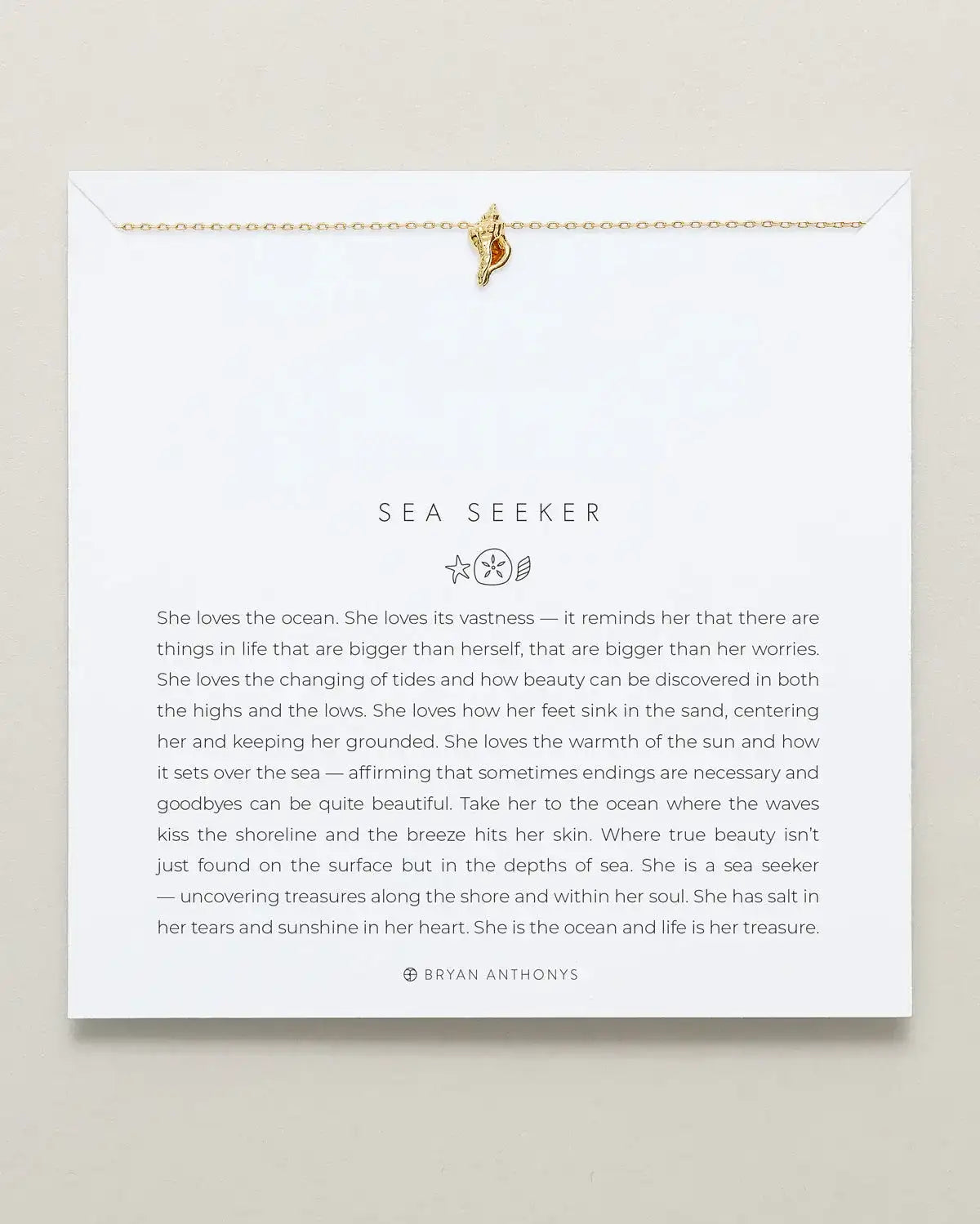 Sea Seeker Icon Necklace