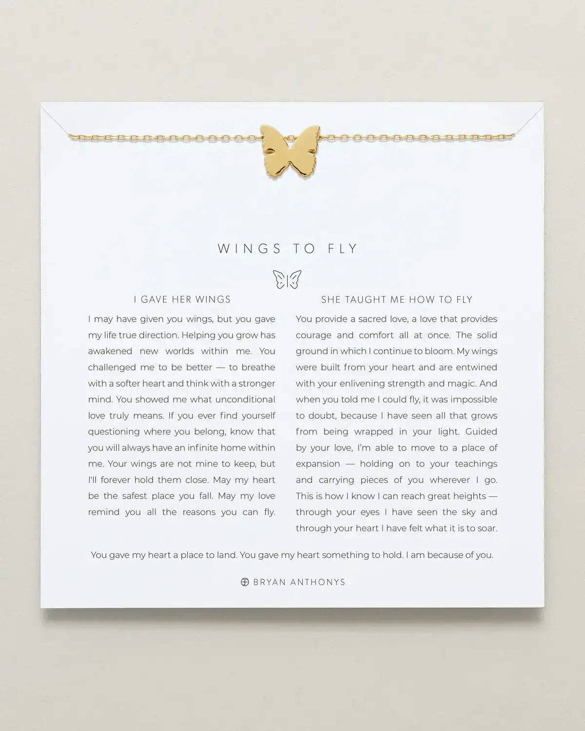 Wings to Fly Icon Necklace