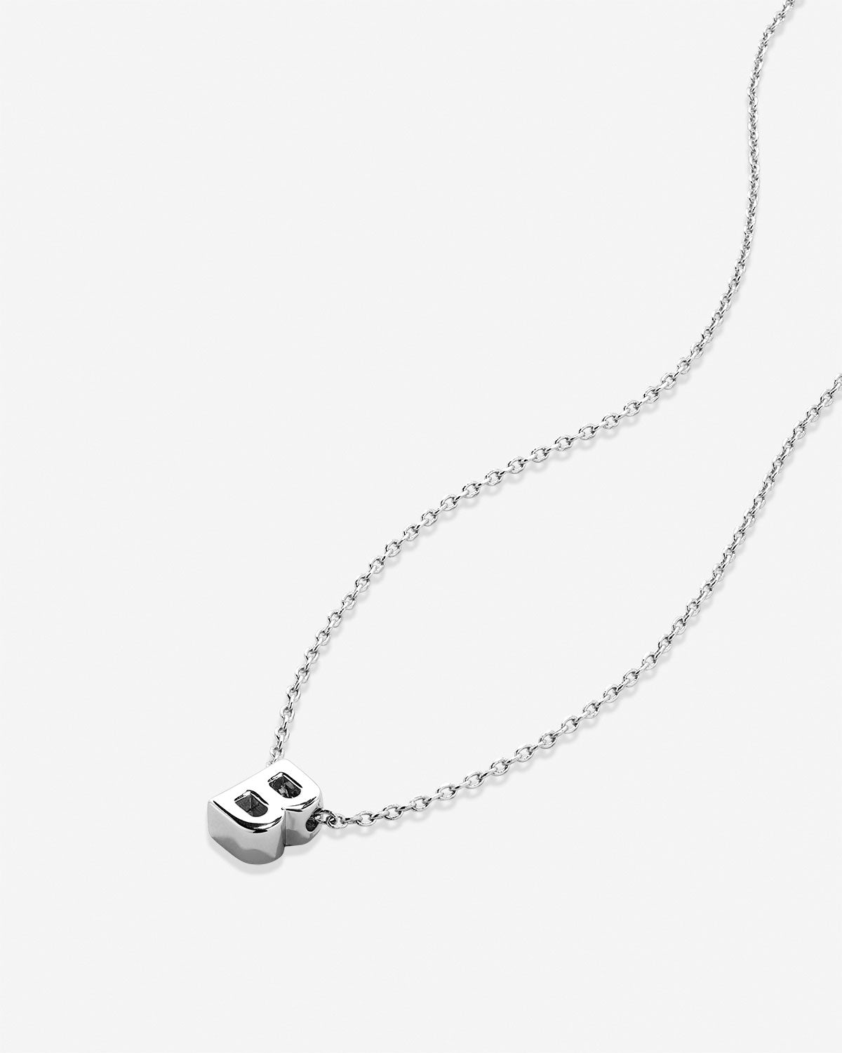 Just For You Initial Necklace — B