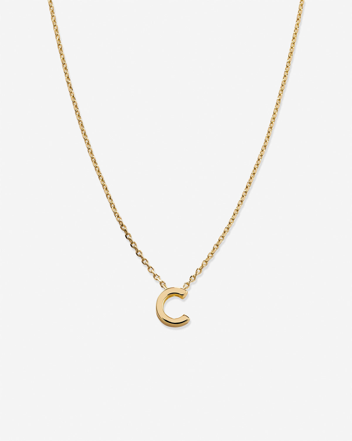 Just For You Initial Necklace — C