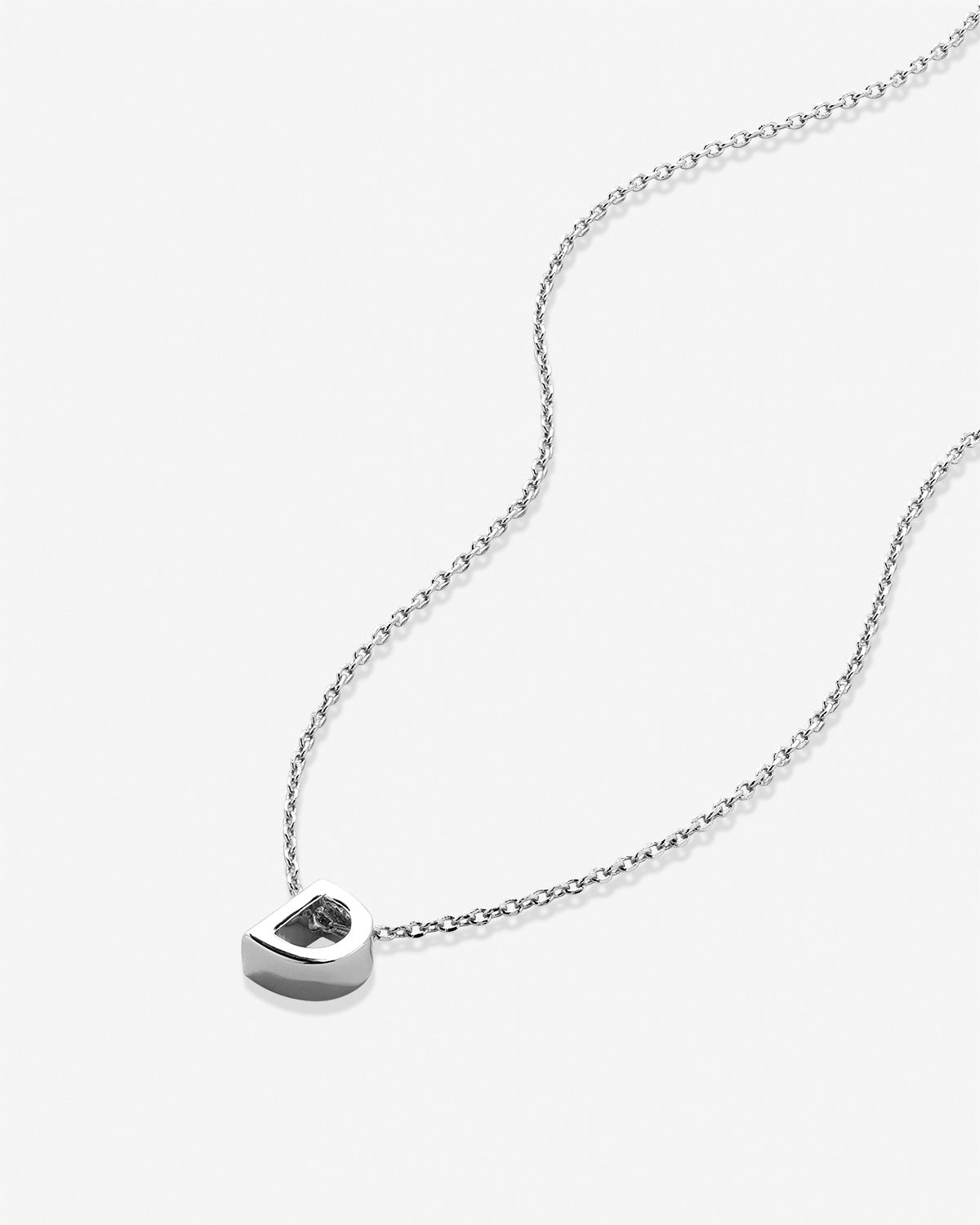 Just For You Initial Necklace — D