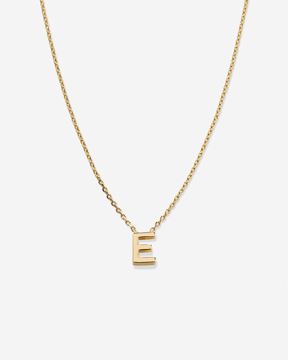 Just For You Initial Necklace — E