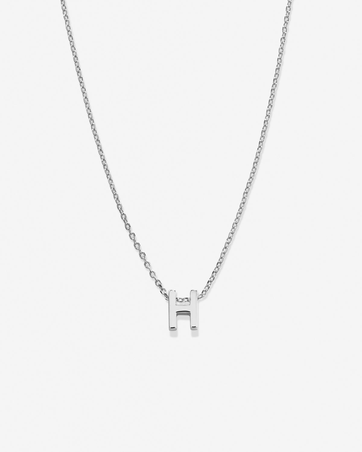 Just For You Initial Necklace — H