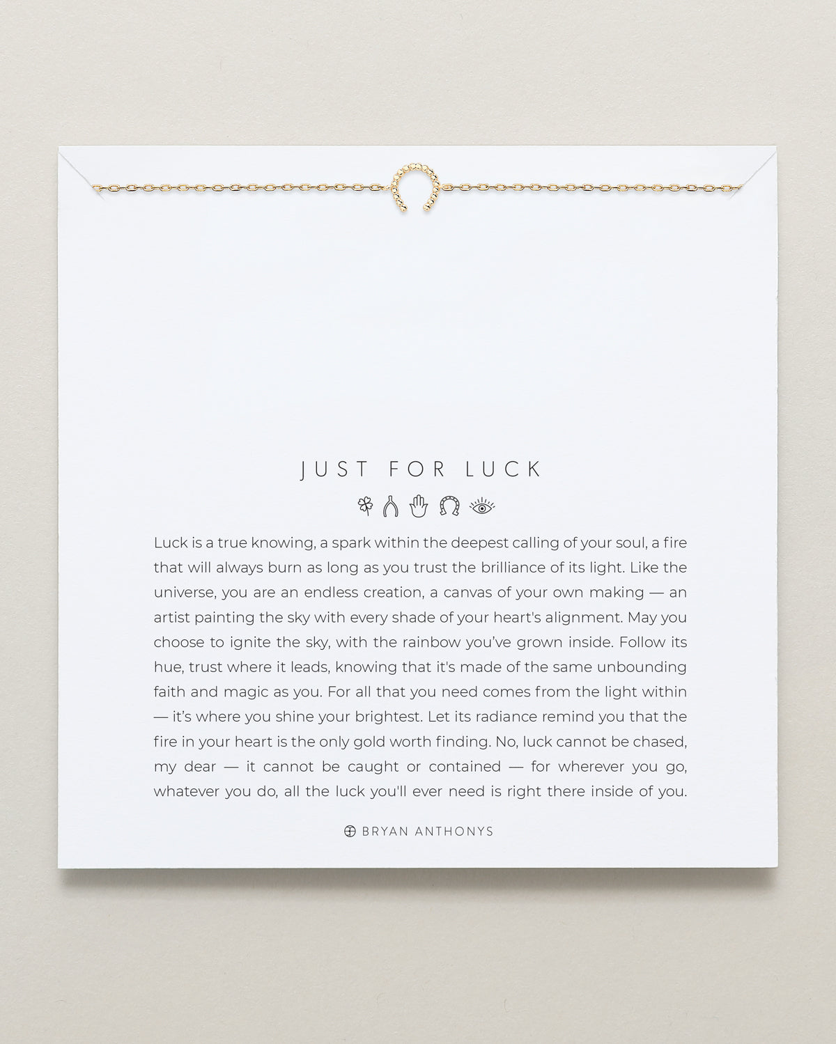 Just For Luck Horseshoe Necklace