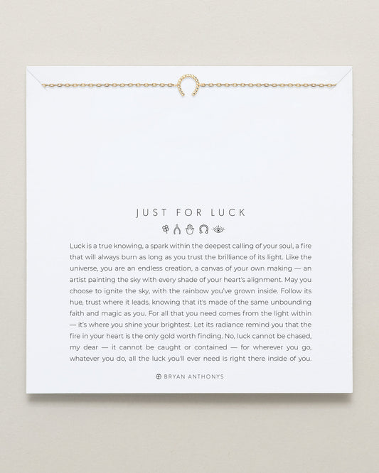 Just For Luck Horseshoe Necklace