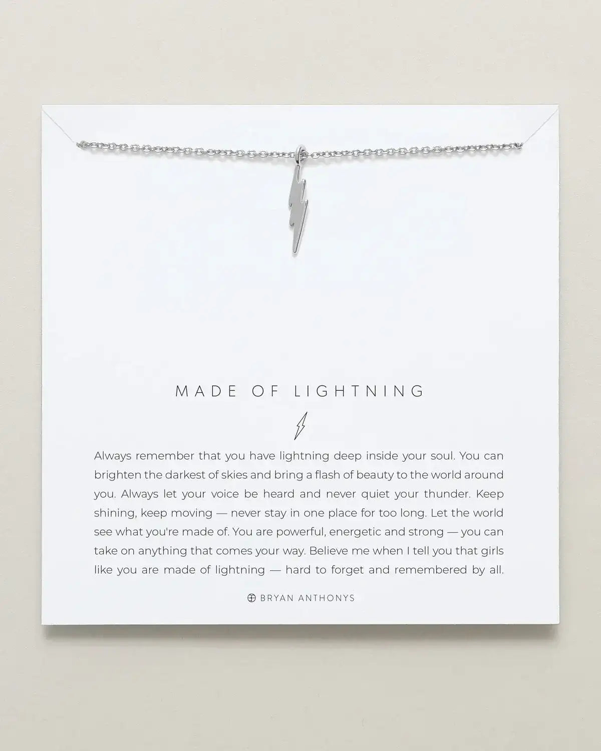 Made of Lightning Necklace