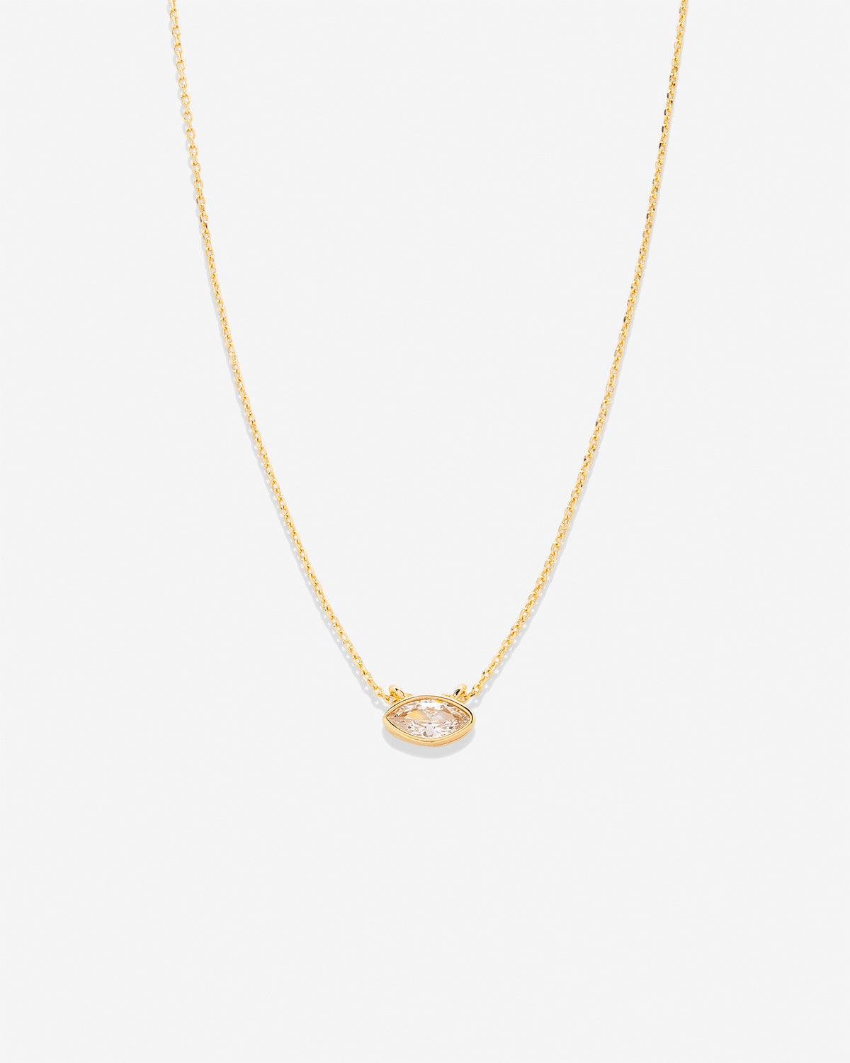 Radiance Marquise Solitaire Necklace