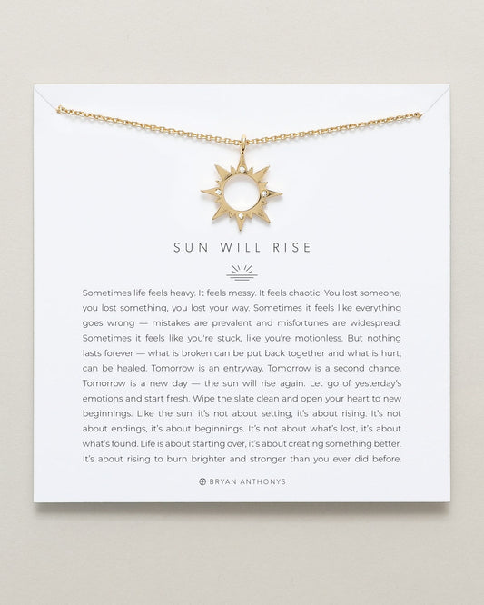 Sun Will Rise Necklace