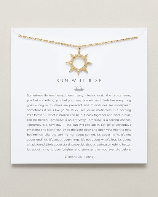 Sun Will Rise Necklace