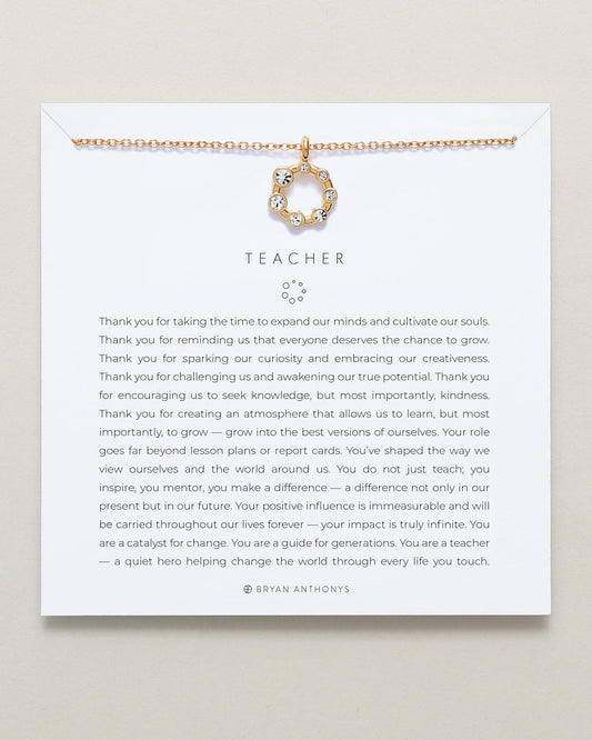 Teacher Necklace