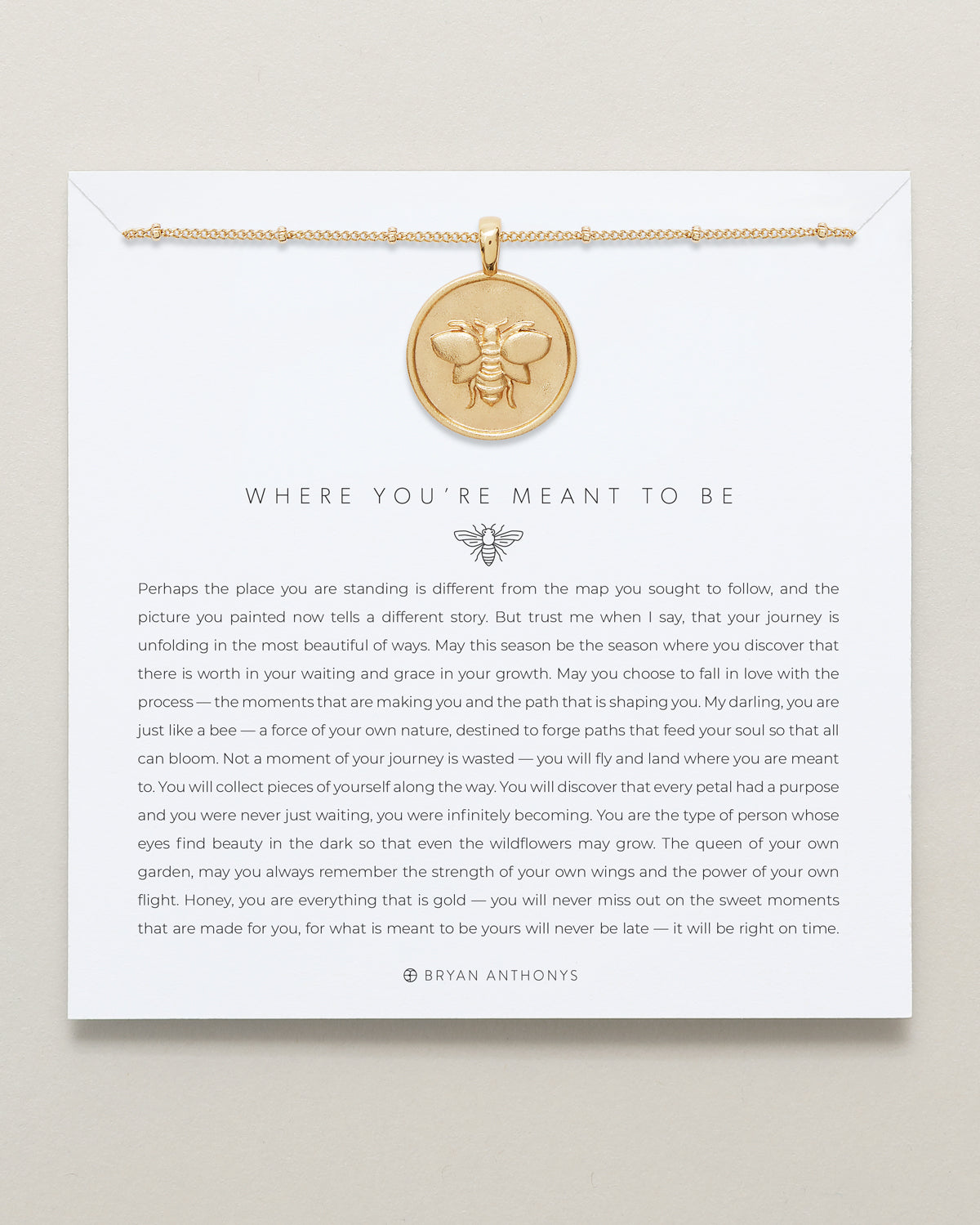 Where You're Meant to Be Necklace