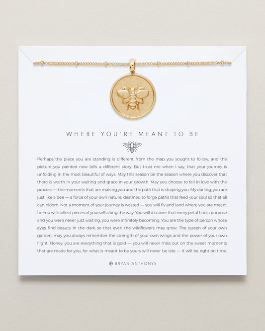 Where You're Meant to Be Necklace