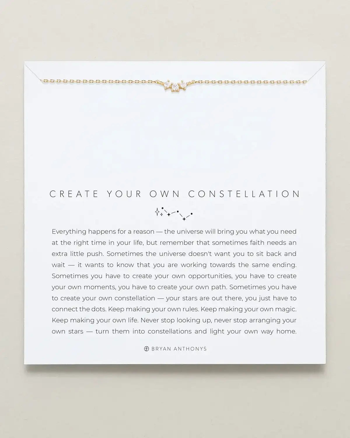 Create Your Own Constellation Stations Necklace