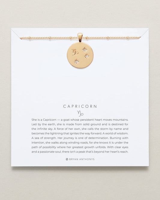 Capricorn — Zodiac Necklace