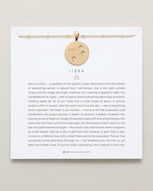 Libra — Zodiac Necklace