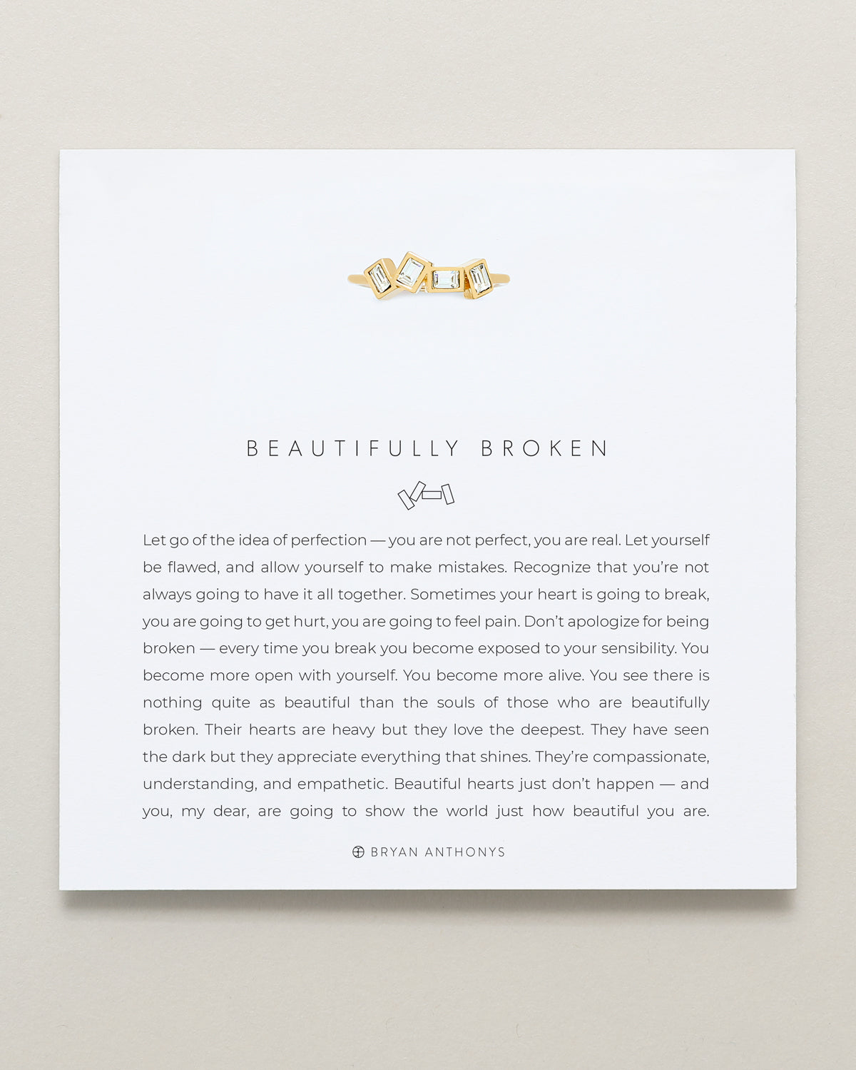 Beautifully Broken Bundle: Necklace + Ring Set
