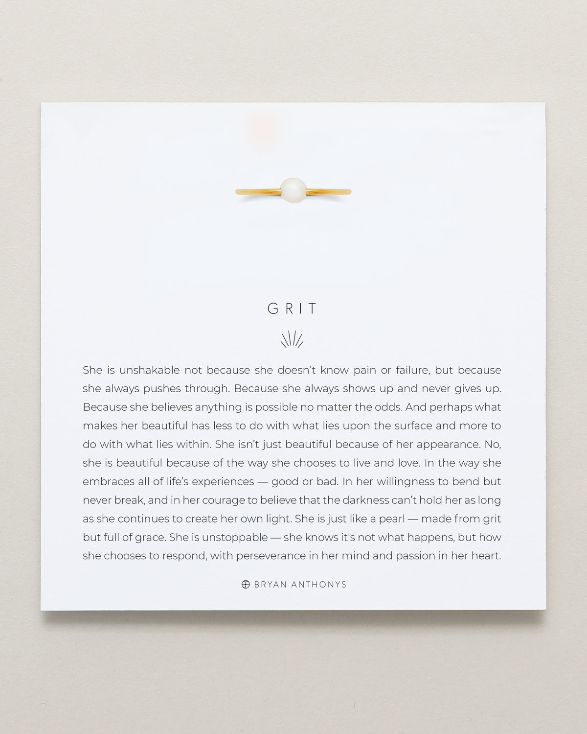 Grit Dainty Ring