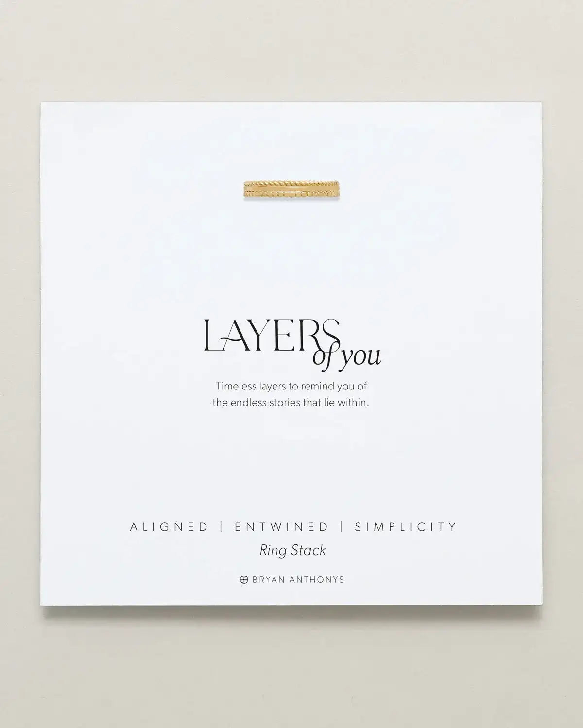 Layers of You Ring Stack