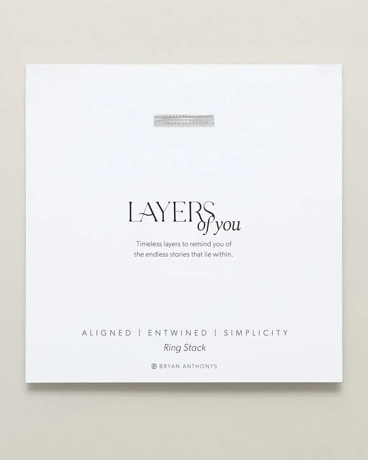 Layers of You Ring Stack