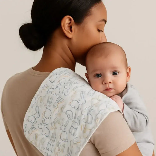 burp cloth | bunnies