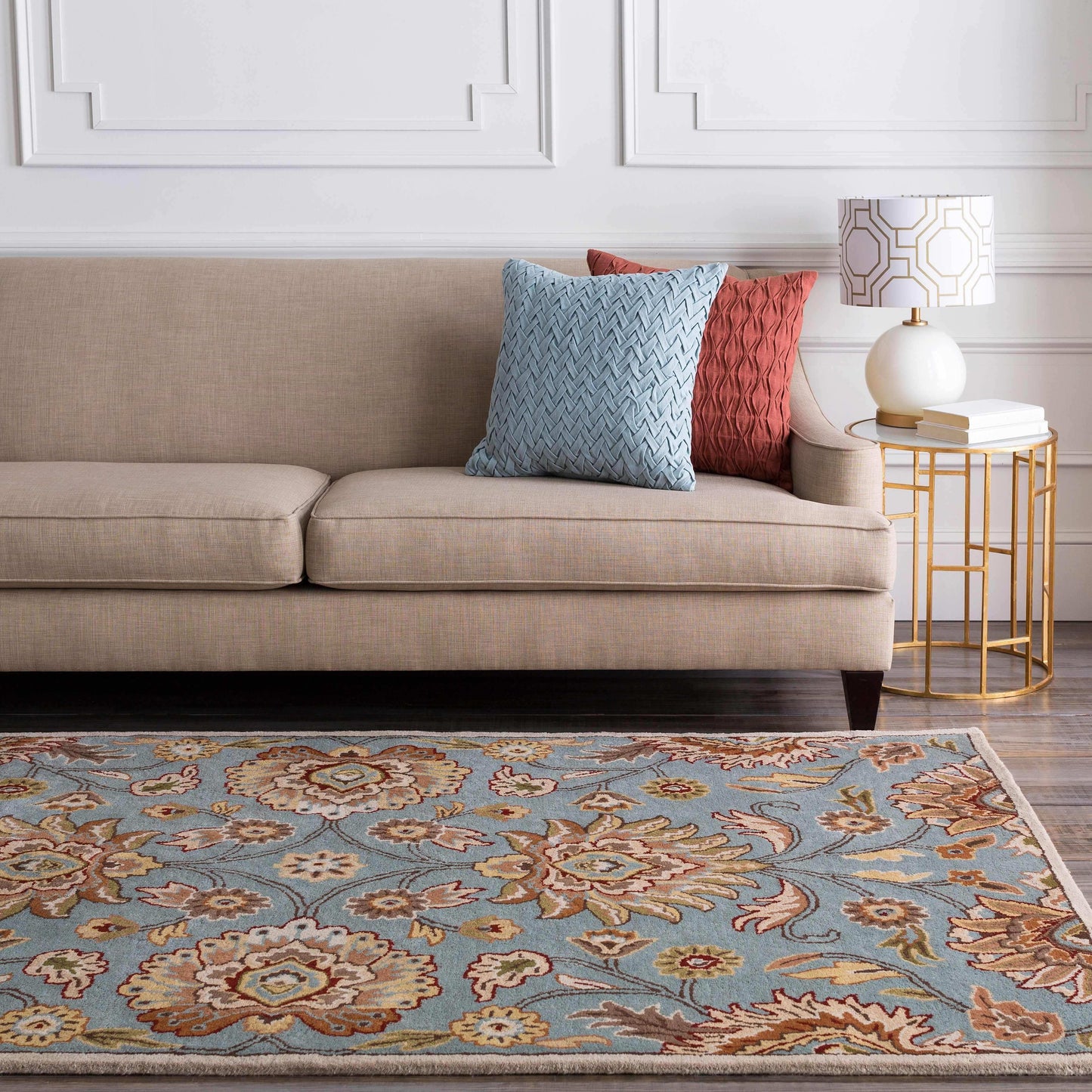 Conesus Hand Tufted Gray 1052 Area Rug