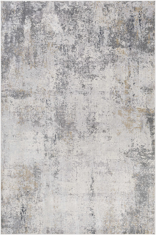 Baranduda Abstract Gray Luxe Rug - Clearance