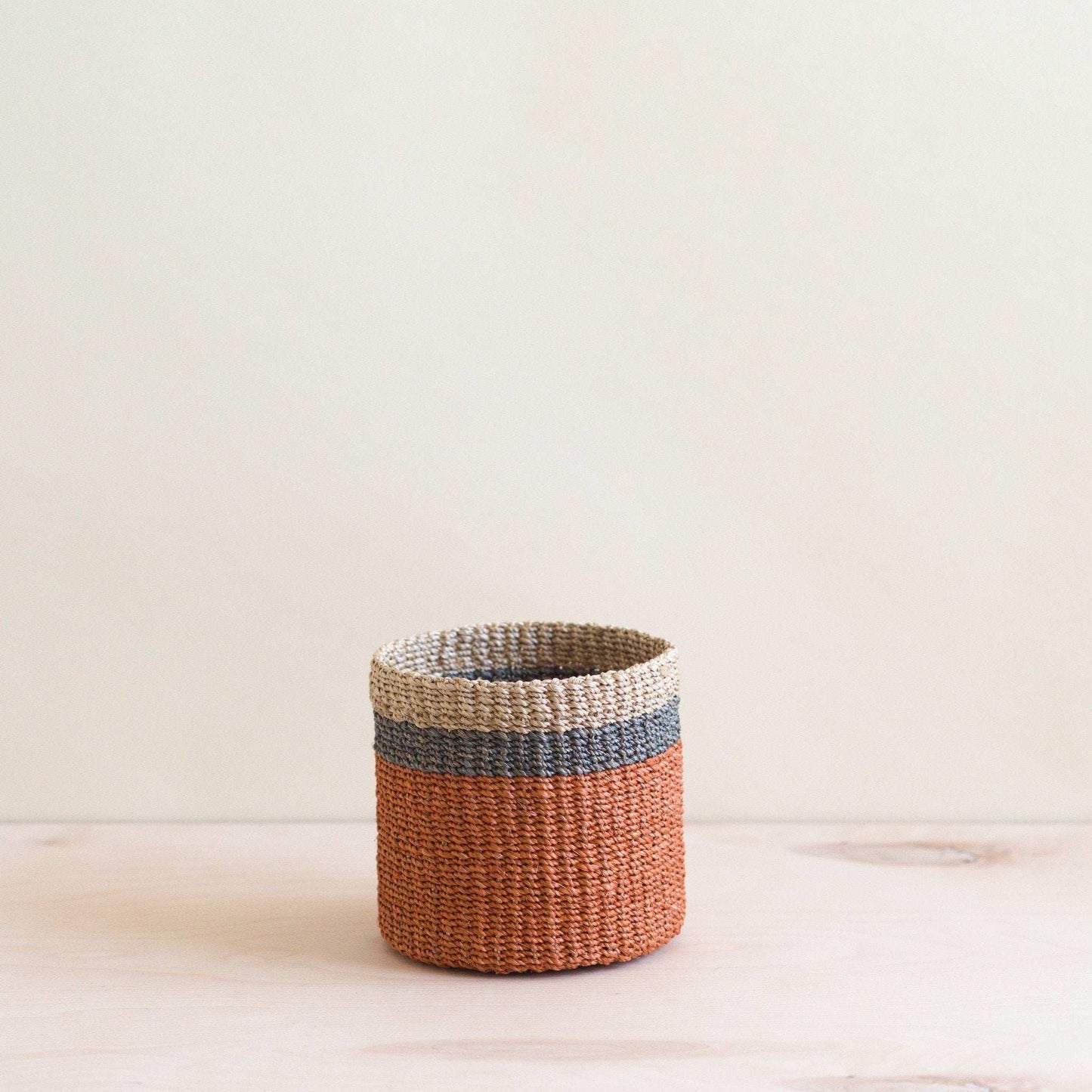 Coral Tabletop Mini Basket - Handwoven Baskets | LIKHÂ