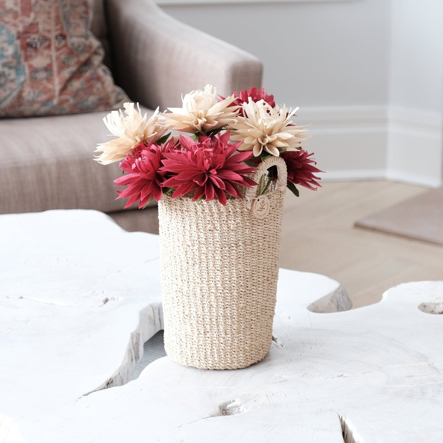 Natural Vase Basket - Handmade Baskets | LIKHÂ