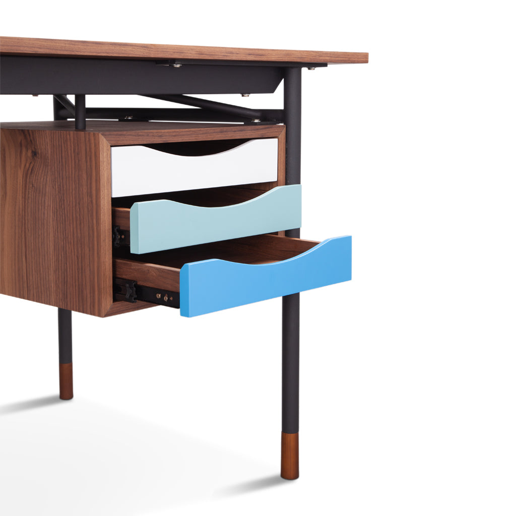 Finn Juhl Nyhavn Desk Blue Variant