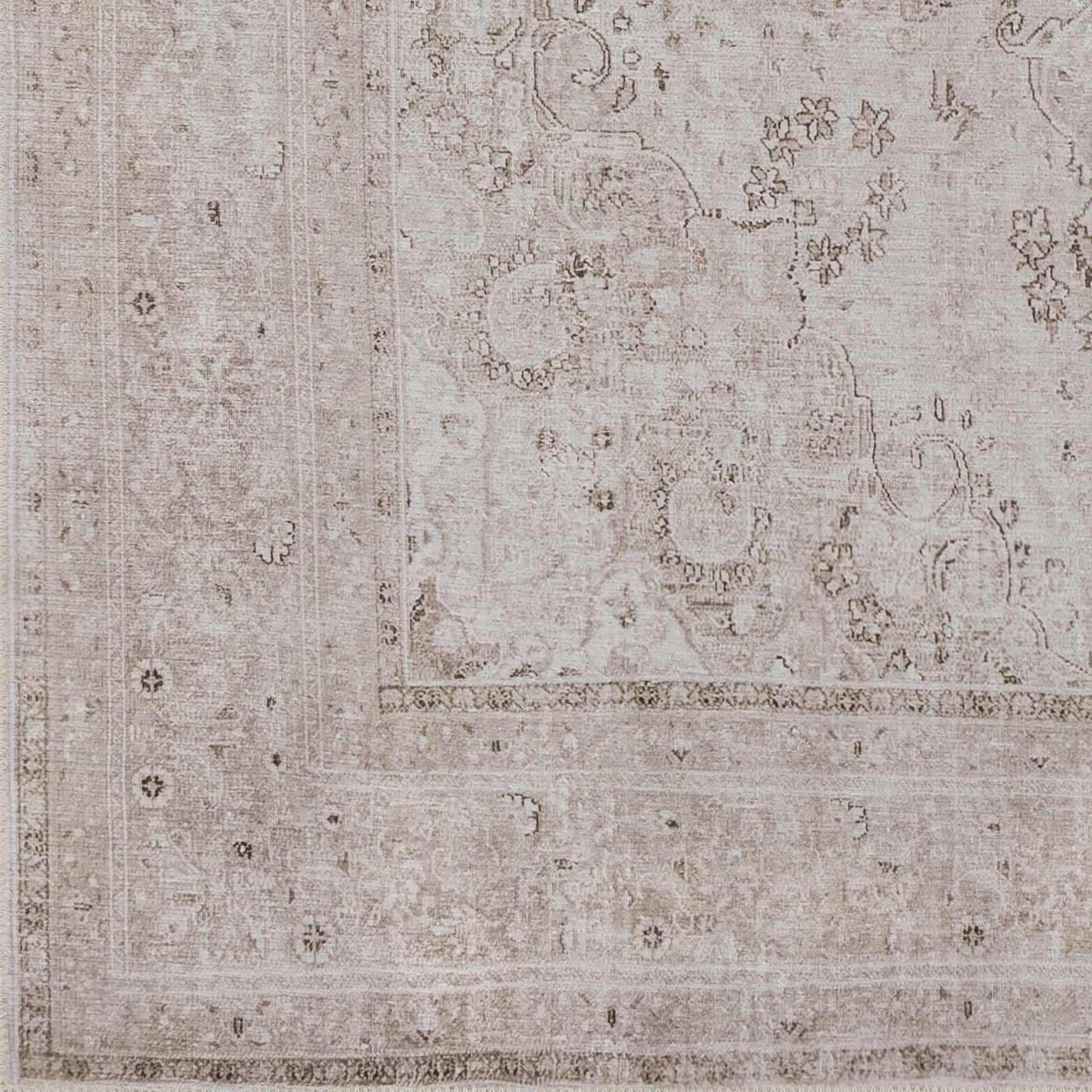 Bethany Vintage Flat Pile Washable Rug