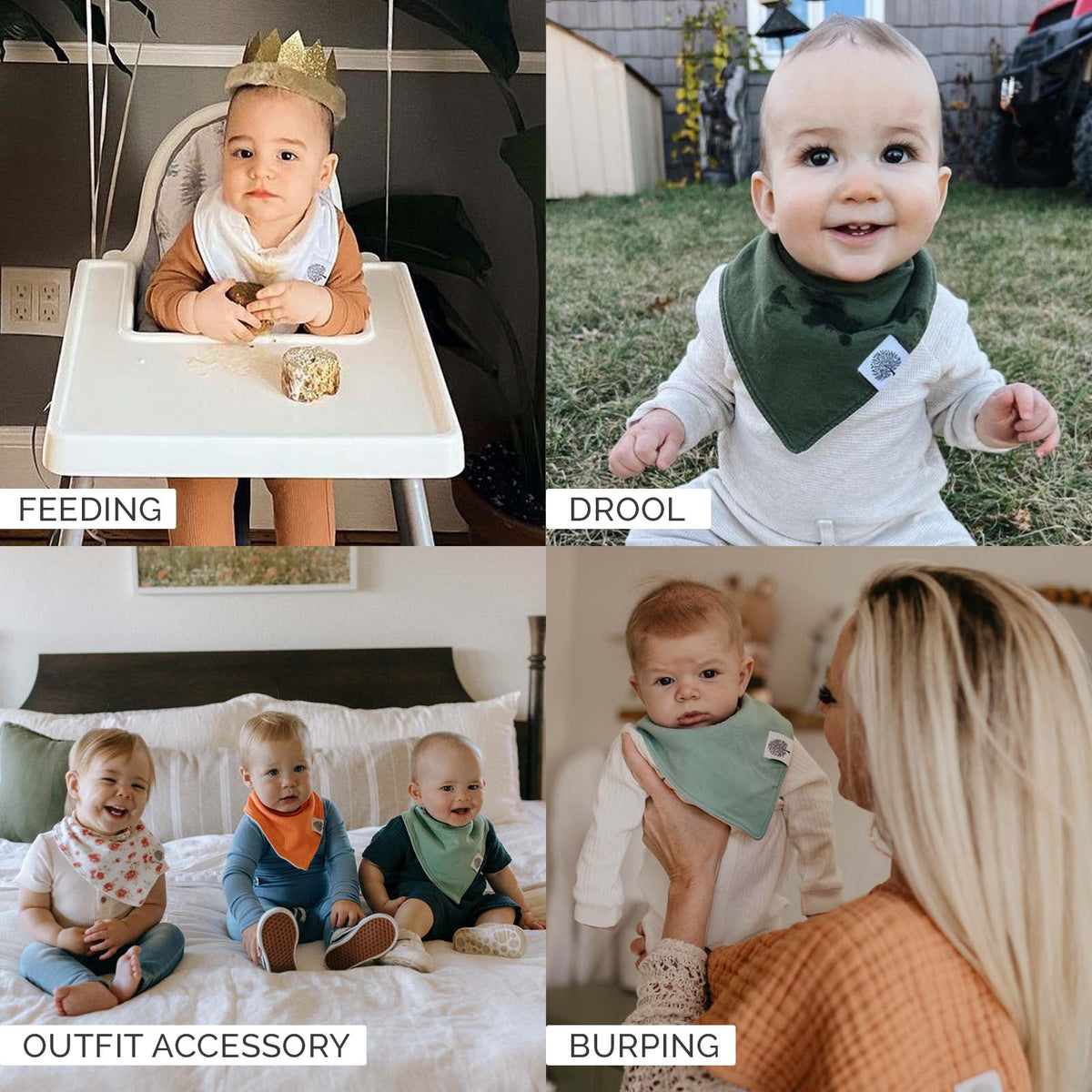 Lunar Bandana Bib Set (8 pack)