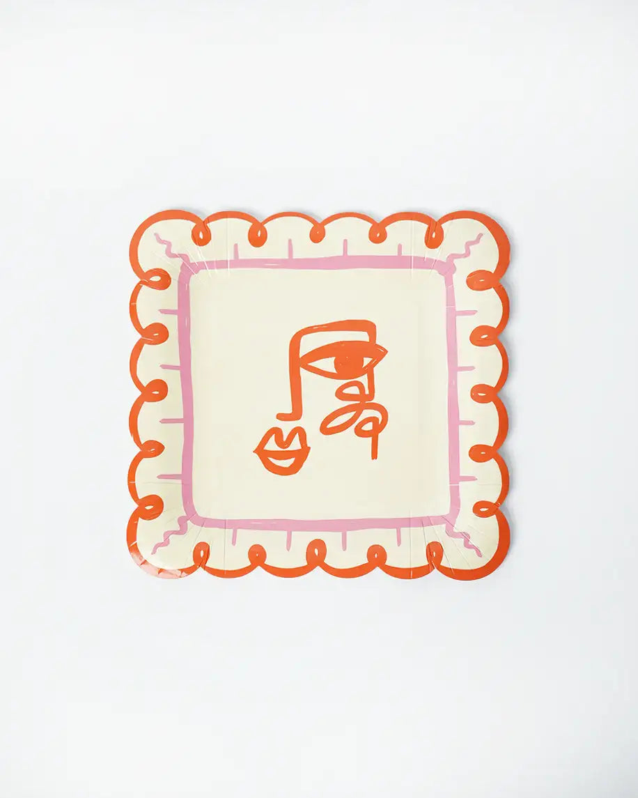 Art Birthday Party Supplies Pack (Serves 12) | Modern Painting Theme Kids Party Kit | Plates, Cups & Napkins Set