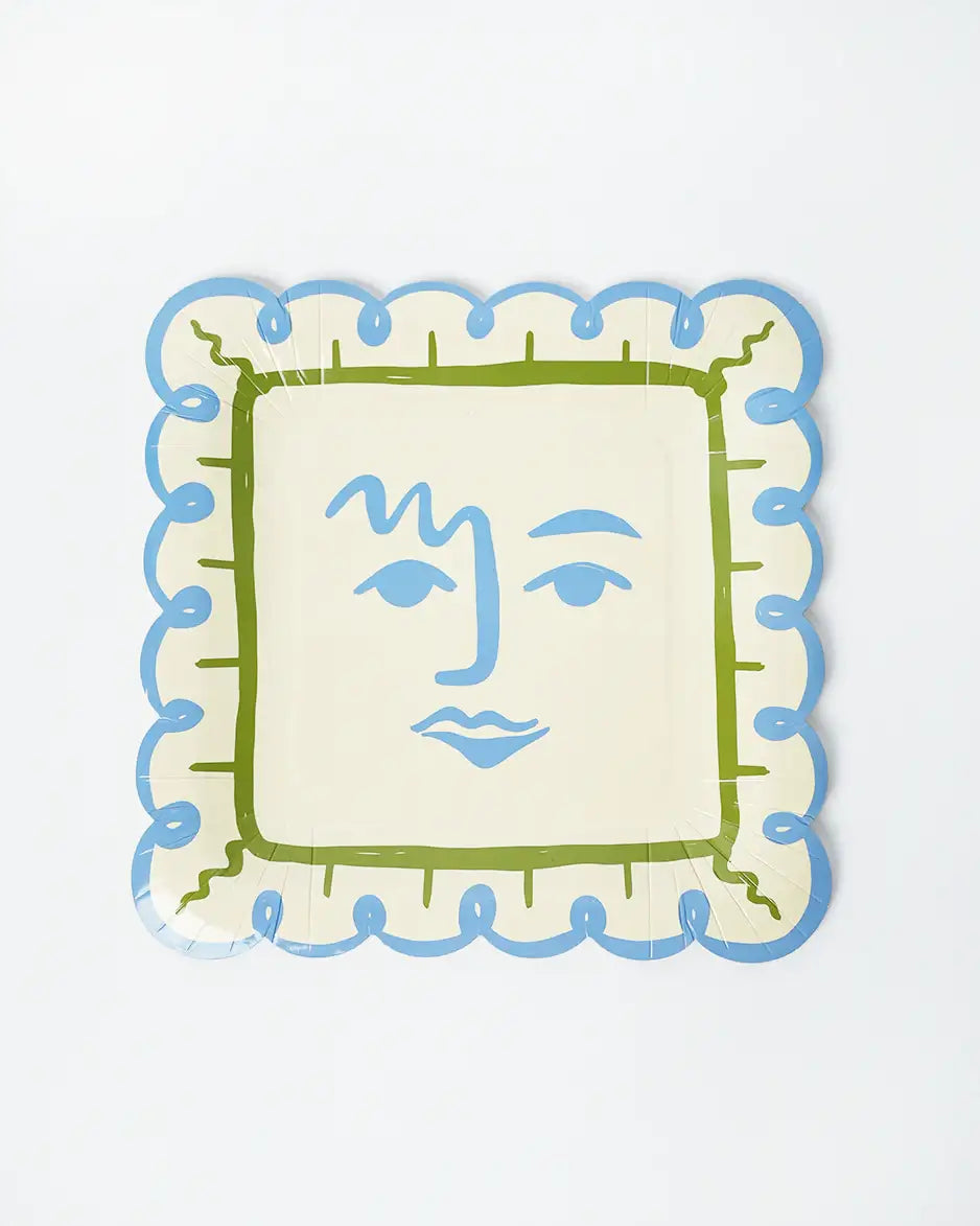 Art Birthday Party Supplies Pack (Serves 12) | Modern Painting Theme Kids Party Kit | Plates, Cups & Napkins Set