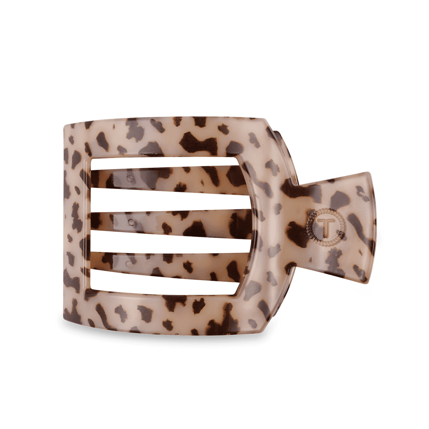 Blonde Tortoise Large Flat Square Hair Clip